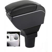 For Honda CR-Z Armrest Box Honda CR-Z CRZ Car Armrest Auto Storage Box Arm Bracing heighten Interior Details Retrofit Part