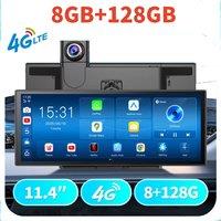 11.4 inch Car Dash Recorder 8G+128G ROM GPS Navigation 4G Wifi ADAS Andriod 14 CarPlyaer Android ANTO BT 24h Parking Monitor