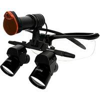 4X-6X Zoom ENT Dental Loupes Binocular Magnifier 300-600mm Medical Lupa Interpupillary Distance Adjustable w 5W Surgery Headlamp