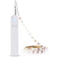 LED Kitchen Strip Light Under Cabinet Tape Lamp PIR Motion Sensor AAA Battery Powered For Bedroom Bedside Stairs Decor Backlight