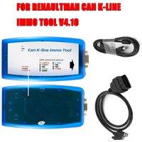 For Renaultman CAN/K-line Immo Tools V4.10 for OBDII Fully Automatic Clear Immobilizer Code ECU Programmer R / W EEPROM Tools