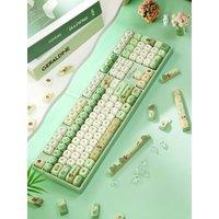 Akko 5108B Plus Mechanical Keyboard 100% Full Size Bluetooth5.0/ 2.4GHz/USB Type-C Hot-swappable RGB Customized Gaming Keyboard