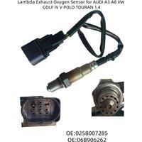 Lambda Exhaust Oxygen Sensor for AUDI A3 A8 VW GOLF IV V POLO TOURAN 1.4 0258007285 06B906262