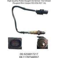 High Quality Probe Oxygen O2 Sensor For Citroen Peugeot Mini Cooper R55 R56 R57 1.6L 0258017217 11787560957