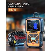 FOXWELL NT301 Car OBD2 EOBD CAN Automotive Scanner OBD Engine Fault Code Reader Mechanic Tool OBDII Car Diagnostic Scan Tools