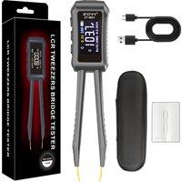 ZOYI LCR Smart Tweezers LCR SMD ESR Mini Tester Resistance Capacitance Inductance Conductivity Diode Test Measurement Tool