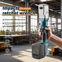 Electric Ratchet Wrench Handheld Brushless Rechargeable Ratchet Wrench High Torque Multi-function Household Auto Repair Tool Set