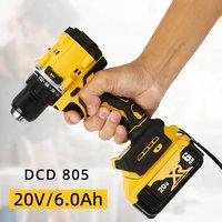 Compact brushless electric drill DCD805 20V driver powered by lithium battery Electric Hand Drill multi-functional drill Dcd805