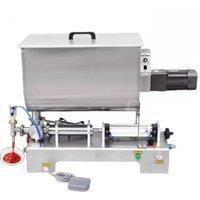 Semi-Automatic Pneumatic Filling Machine For Thick Pasty Liquid for Chili Sauce Pesto Tomato Sauce Blueberry Sauce Oil Juice