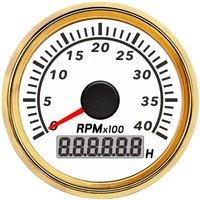 Revolutions Per Minute Gauge For Automotive Truck Ship And Yacht Engines 8000 RPM Gauge