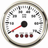 Pointer Speedometer 7000 Revolutions Per Hour Engine Speedometer For Vehicle And Marine Use Adjustable Total Time Counter