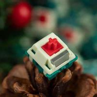 Huano Christmas Latte Switch Linear HIFI 5pins Factory Lubrication For Custom DIY Mechanical Keyboard MX Switches PC Accessories