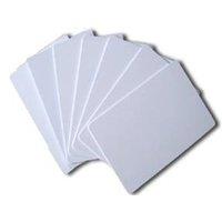 100pcs White NFC Smart Card Tag For IC 13.56MHz RFID Readable Writable New 8.5 x 5.4 x 0.1cm
