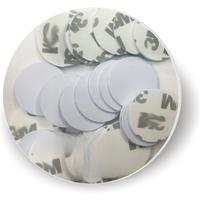 100pcs/lot ISO14443A 13.56Mhz 3M Sticker Adhesive Coin Cards Tags NFC 213/S50 PVC Waterproof For Phone
