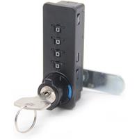DIY 4 digits Combination Cam Cabinet Lock Black Convenient Password Security Coded Locks For Box Cabinet Cerradura g