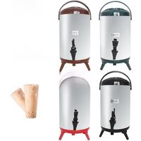 XEOLEO 10L Bubble tea Insulation preservation barrel Insulation Bucket Stainless steel Insulation