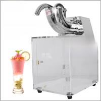 XEOLEO Commercial Snow Cone Machine Ice Crusher Snowflake Ice Machine 200W Automatic Double Blades