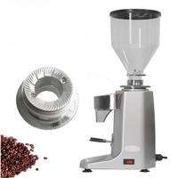 Xeoleo Comercial Electric Coffee Grinder Machine Automatic Mill Flat Burrs Adjustable Stainless