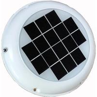 2.5W Solar Vent Fan Intake And Extractor Ventilator For Caravan Boat Rv With Rechargeable Lithium Battery Switch