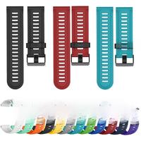 Outdoor Sport Silicone Wrist Strap For Garmin Fenix 3 3 HR quaitx 3 Watchband Colorful 26mm Width Replacement Bracelet watchBand
