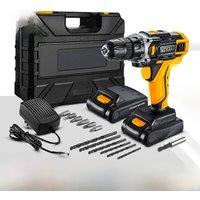 DEKO 20V Cordless Drill Electric Screwdriver DC Lithium-Ion Battery Mini Wireless Power Driver for Home DIY