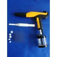 experiment electrostatic lab powder coating spray gun with cascade