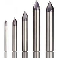 1PC corner rounding chamfer end mills 3-12mm deburring cnc wood metal Router Bit chamfering milling cutter corner round over bit