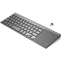 Keyboard With Touchpad And Numpad 2.4G Wireless For IOS Android Box MAC Windows7/8/910 PC Laptop
