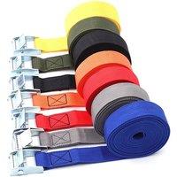 5M*25mm Car luggage Straps Tension Rope Tie Down Strap Car Ratchet Tie Down Cargo Straps Lashing