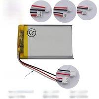 3.7V 1200 mAh 603450 Polymer Li Lipo Battery Thermistor 3 Wires JST 3pin 1.0/1.25/1.5/2.0/2.54mm For Sat Nav Camera Music Player