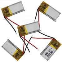 5pcs 3.7V 80 mAh Polymer Li Lipo Battery 301020 For 3D Glasses Mp3 Record Pen Bluetooth Speaker Earphone Camera Headset
