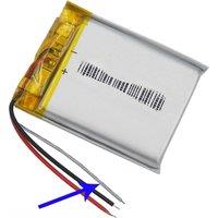 3.7V 800 mAh 3 Wires Thermistor Polymer Li Lithium Li-Po Battery 603040 For GPS Car Camera PDA MID ipod Bluetooth Device LED