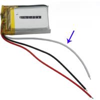 3.7V 500mAh 1.85Wh Polymer Lipo Lithium Battery 902030 Thermistor 3 Wire For GPS MP3 Car Camera LED Light Driving Telephone DVC