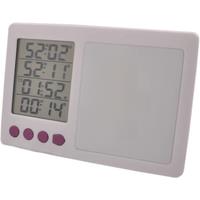 Digital Kitchen Timer Large LCD 4 Channel Digital Timer Kitchen Timer Count Down Up Timer tablets KT002(White button)