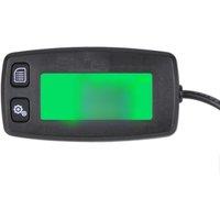 Engine Hour Meter Inductive Tachometer Gauge Backlit Digital Resettable for Motorcycle Marine Glider ATV Snow Blower HM032R