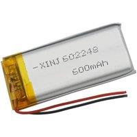 3.7V 600 mAh 2.22Wh Rechargeable Polymer Li Lithium Battery 602248 For GPS MP4 Bluetooth Speaker Camera LED Lighting Game Player