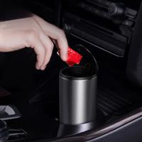Baseus Car Trash Bin Can Mini Auto Dust Organizer Car Interior Rubbish Bag Garbage Container Storage Box Bucket Auto Accessories