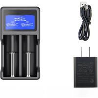 XTAR VC2 18650 Battery Charger Test Batteries Capacity Display USB Charger For 10400-26650 Li-Ion Battery 21700 18650 Charger