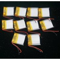 10pcs 3.7V 90 mAh 302020 Polymer Li Lithium Lipo Battery Cell For DIY Headphones Bluetooth Earphone Speaker Smart Watche