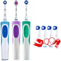 Oral B Vitality Electric Toothbrush Precision Clean 2 Mins Timer Rechargeable Teeth Brush with 4