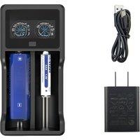 XTAR Power Bank 18650 Battery Charger VC2SL USB C Charging Rechargeable Li-ion Batteries 10400-26650 20700 21700 Battery Charger