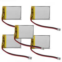 5pcs 3.7V 600mAh 2.22Wh Polymer Li LiPo Battery JST-PH 2pin 2.0mm plug 503040 For Bluetooth Speaker Sat Nav Driving Recorder