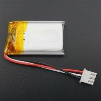 3.7V 330 mAh Polymer Li Lithium Battery 502035 JST 3pin 2.54mm Connector For Headphones Sat Nav Camera Driving Recorder DVC DVR