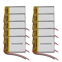 10pcs 3.7V 300mAh 1.11Wh 303035 Lithium-Polymer Li Lipo Battery Li-ion For Car Camera Bluetooth Speaker DashCam Sat Nav LED GPS