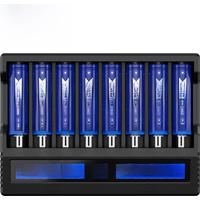 XTAR 18650 Battery Charger VC8=VC4+VC4SL QC3.0 Type C Fast Charger Charging LCD Display Carregador For 21700 20700 18650 Battery