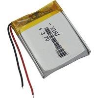3.7V 370mAh 1.37Wh Li-Polymer Rechargeable Li Lithium Battery 502530 LiPo For GPS Sat Nav LED Bluetooth Speaker Earphone Headset