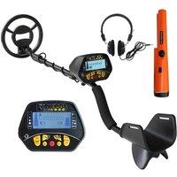 High Sensitivity Metal Detector MD-3028 Metal Detecting Pinpoint Waterproof Search Coil Ferrous and Non-Ferrous Distinguish