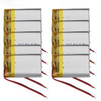 10pcs 3.7V 250mAh 0.925Wh Rechargeable Li-Polymer Li Lithium Battery 502030 For Smart Watch Mp3 3D Glasses Headphones Speaker