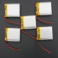 5pcs 3.7V 850mAh Polymer Lipo Li Lithium Battery 803035 For Car Camera Solar Lamps Music Player Bluetooth Speaker LED Light