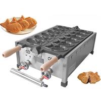 XEOLEO Fish Shape Waffle Maker Taiyaki Machine LPG Gas Waffle Cone Maker 6 Model Non Stick Dessert